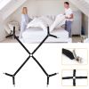 Bed Sheet Fasteners Adjustable Crisscross Elastic Sheet Suspenders Gripper Mattress Holder Straps w/ 8 Clips