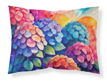 Hydrangeas in Color Standard Pillowcase Lightweight Super Soft Easy Care Decorative Artwork Pillowcase, Standard
