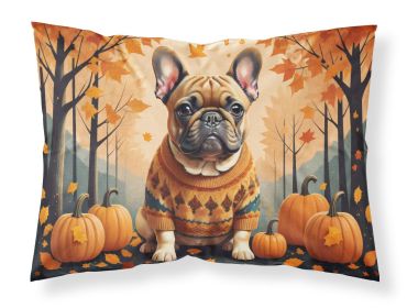 Fawn French Bulldog Fall Standard Pillowcase Lightweight Super Soft Easy Care Decorative Artwork Pillowcase, Standard