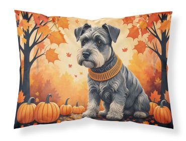 Schnauzer Fall Standard Pillowcase Lightweight Super Soft Easy Care Decorative Artwork Pillowcase, Standard