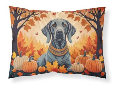 Weimaraner Fall Standard Pillowcase Lightweight Super Soft Easy Care Decorative Artwork Pillowcase, Standard