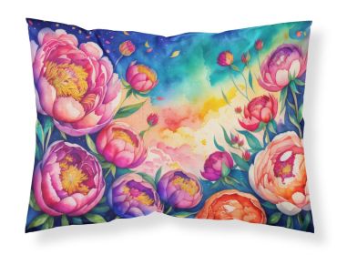 Peonies in Color Standard Pillowcase Lightweight Super Soft Easy Care Decorative Artwork Pillowcase, Standard