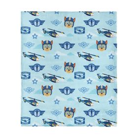 Paw Patrol Chase Rescue Pattern Silk Touch Throw Blanket 50 x 60 inches