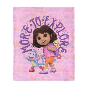 Dora the Explorer More to Explore Silk Touch Throw Blanket 40 x 50 inches