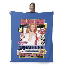 Paramount Clueless More Runways Silk Touch Sherpa Throw Blanket 50X60 Inches