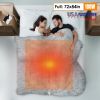 Electric Heated Full Size Fleece Heated Blanket with 10 Heating Levels 10 Hours Auto Off Machine Washable for Home Office Usage 72x84in