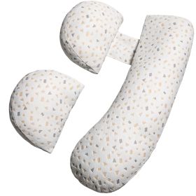 Pregnancy Pillows Adjustable Support Maternity Pillow Soft Side Sleeper Pregnancy Pillows Wedge Pillow with Detachable Pillow Cover (Option: PillowGreyExtend)