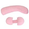 Pregnancy Pillows Adjustable Support Maternity Pillow Soft Side Sleeper Pregnancy Pillows Wedge Pillow with Detachable Pillow Cover