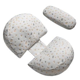 Pregnancy Pillows Adjustable Support Maternity Pillow Soft Side Sleeper Pregnancy Pillows Wedge Pillow with Detachable Pillow Cover (Option: PillowGrey)