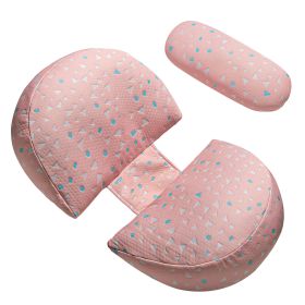 Pregnancy Pillows Adjustable Support Maternity Pillow Soft Side Sleeper Pregnancy Pillows Wedge Pillow with Detachable Pillow Cover (Option: PillowPink)