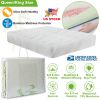 Bamboo Mattress Protector Hypoallergenic Waterproof Mattress Pad Cover w/ 14" Deep Fitted Pocket Queen/King Size
